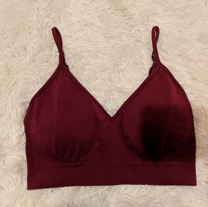 Maroon Sports Bra